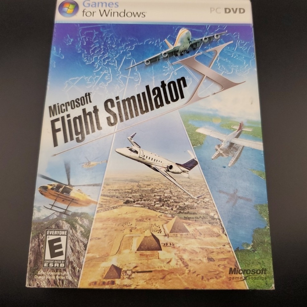 Microsoft Flight Simulator X (PC/DVD/2006) w/Product Key And Both Discs